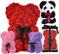 10" Foam Rose Bear Gift - Available with or without Gift Box